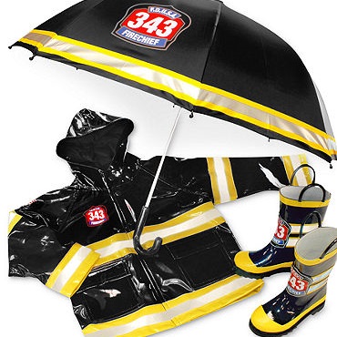 Fireman Raincoats Boots Umbrellas