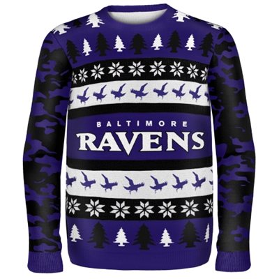 Baltimore Ravens Ugly Christmas Sweaters