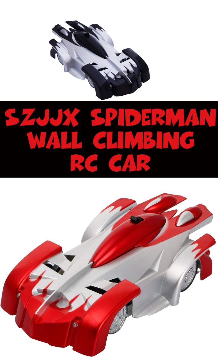 SZJJX Spiderman Wall Climber RC Car