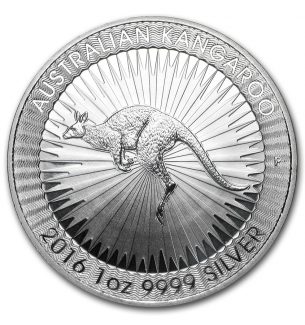 Australian One Ounce Silver Kangaroo Coins