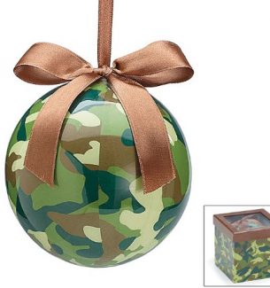 Camouflage Christmas Tree Ornaments